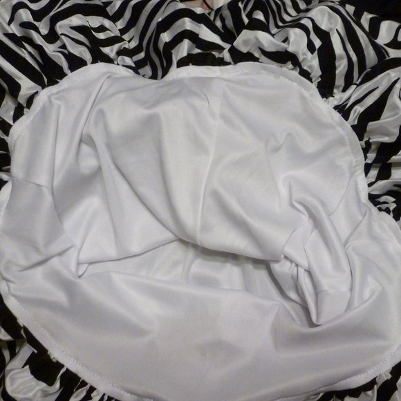 Speechless Zebra print Girls Formal Dress w/ Red bow and belt - Picture 10 of 11